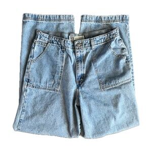 VINTAGE Faded Glory High Rise Wide Leg 90s Jean